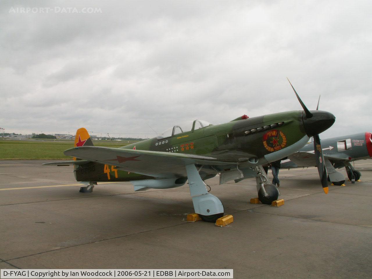 D-FYAG, Yakovlev Yak-3U C/N 0470103, Yakovlev Yak-3/Berlin-ILA Show