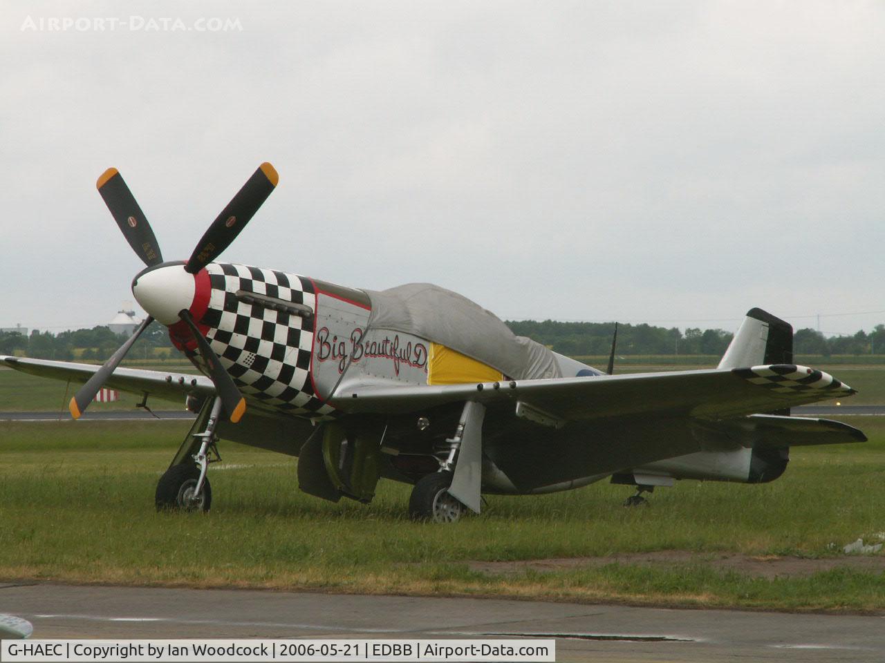 G-HAEC, 1951 Commonwealth CA-18 Mustang 22 (P-51D) C/N CACM-192-1517, CA-18-MK.22/Berlin-ILA Show