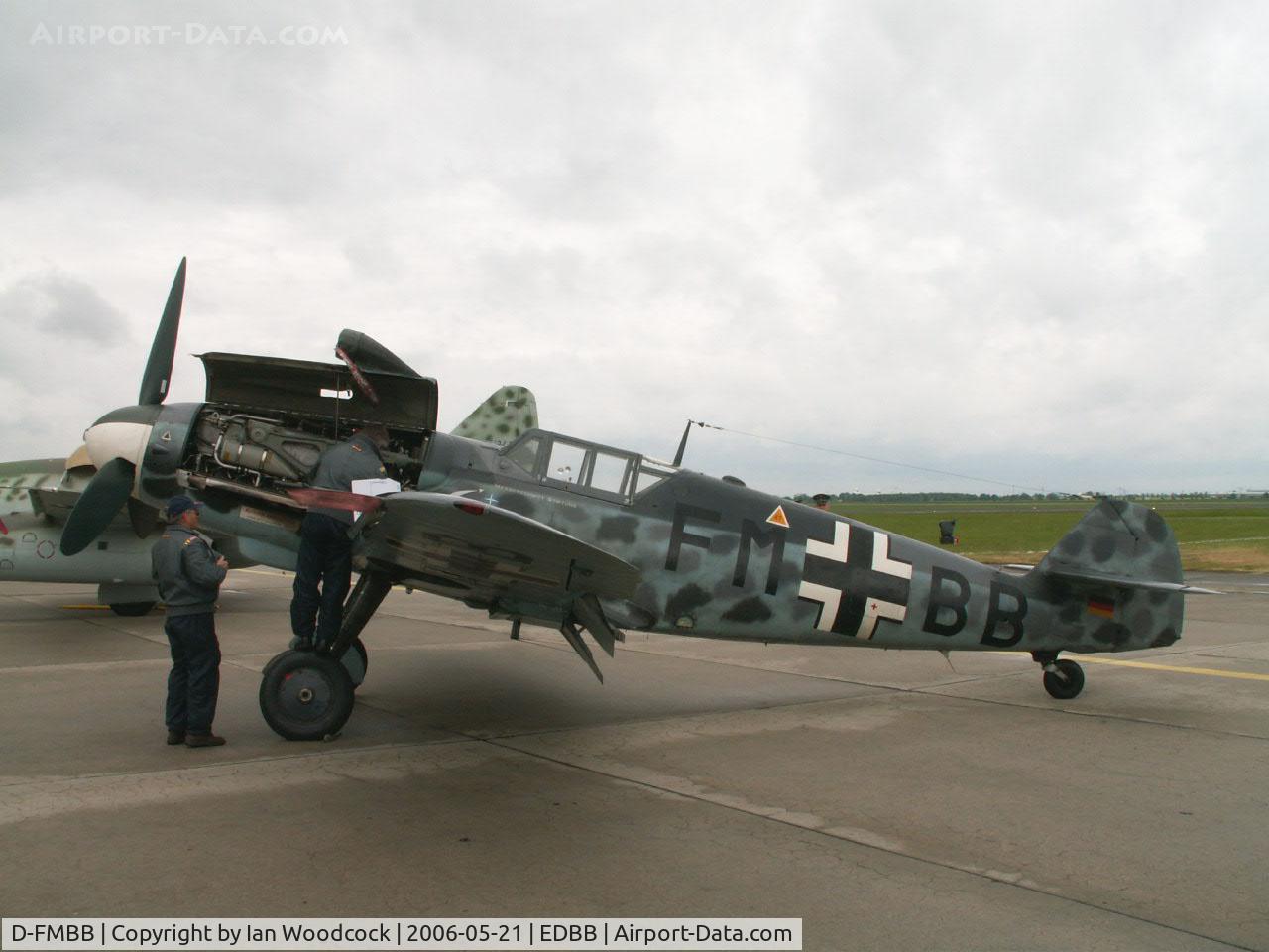 D-FMBB, Messerschmitt Bf-109G-6 C/N 156, Hispano HA.1112-M1L/Berlin-ILA Show