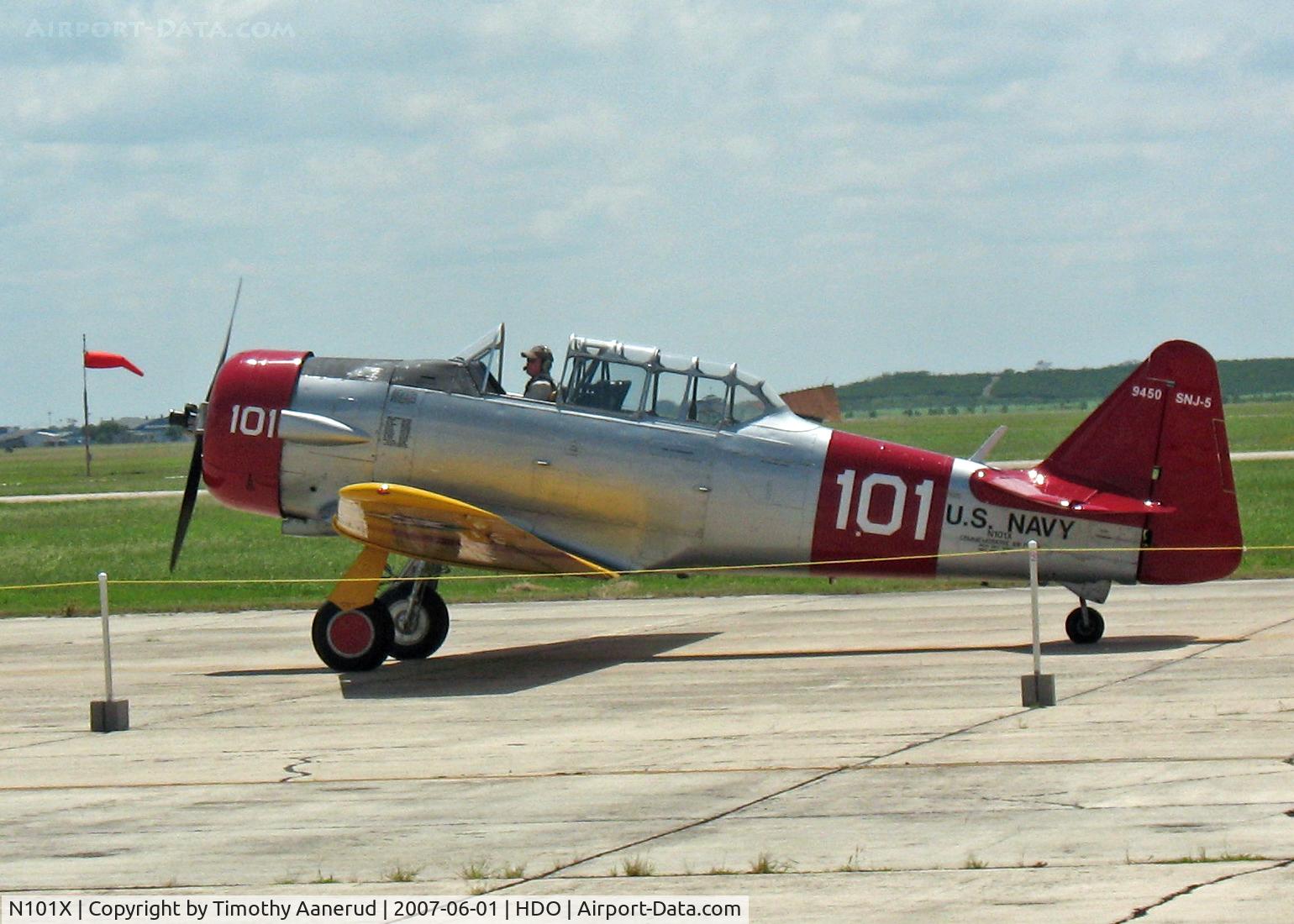 N101X, North American SNJ-5 Texan C/N 88-9450, The EAA Texas Fly-In