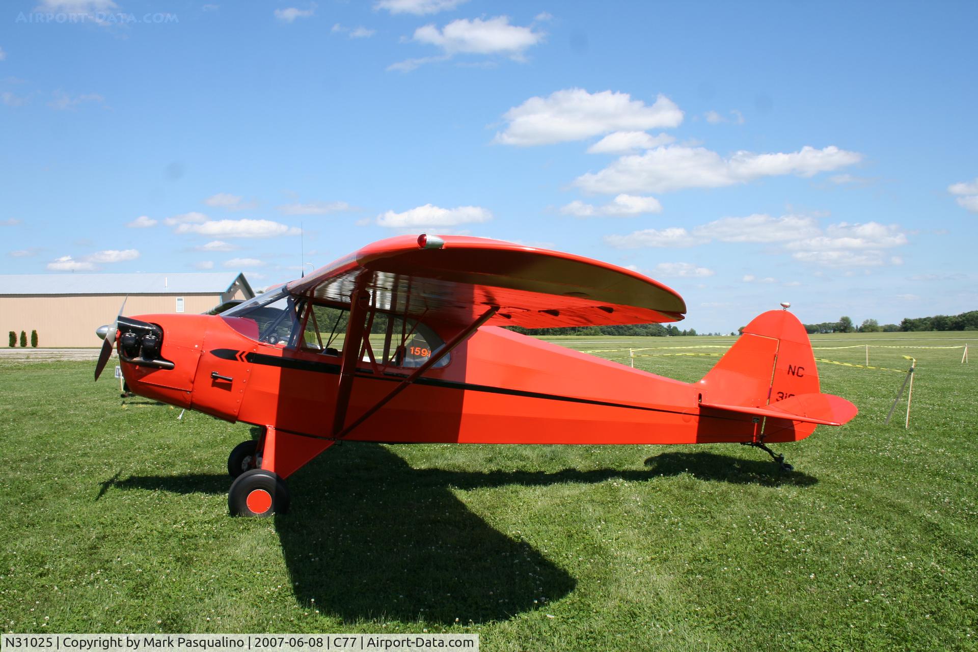 N31025, 1940 Piper J5A Cub Cruiser C/N 5-301, Piper J-5A