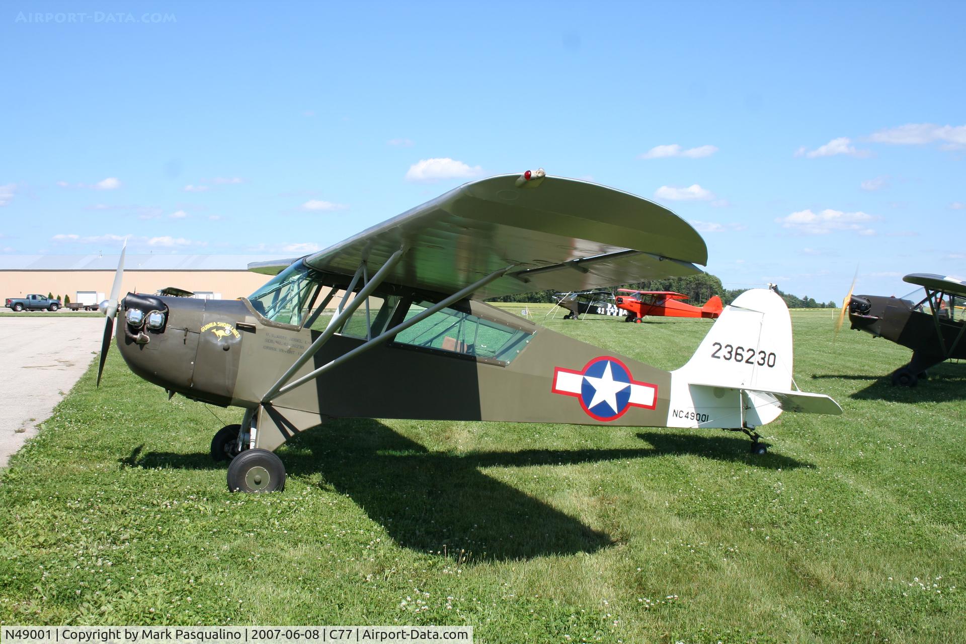 N49001, 1942 Aeronca 0-58B Grasshopper C/N 058B2562, Aeronca O-58B