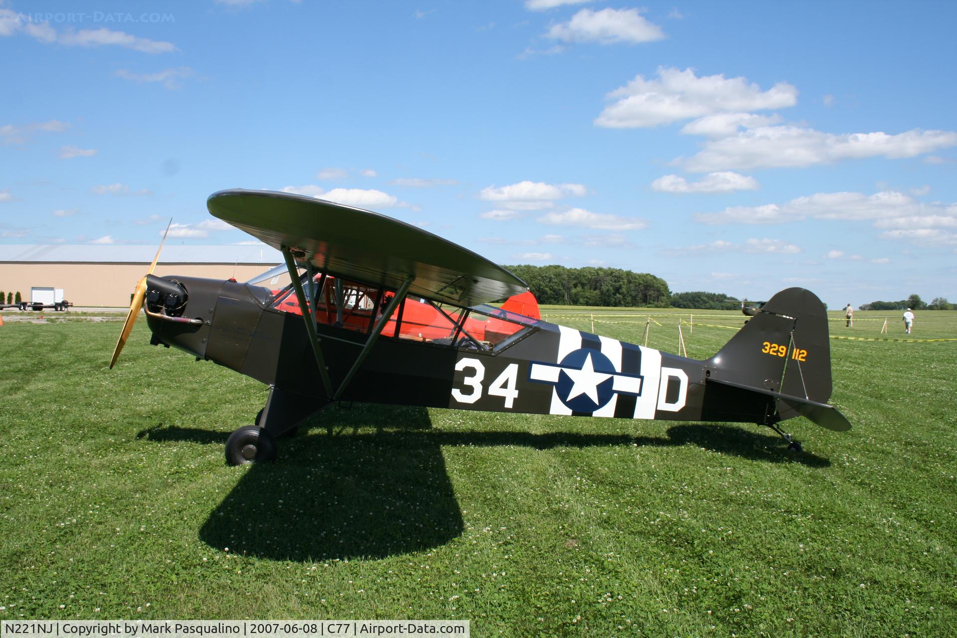 N221NJ, 1943 Piper J3C-65 Cub Cub C/N 10403, Piper L-4
