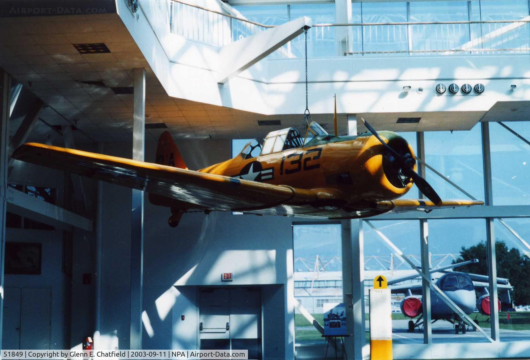51849, North American SNJ-5 Texan Texan C/N 88-14827, SNJ-5C at the National Museum of Naval Aviation