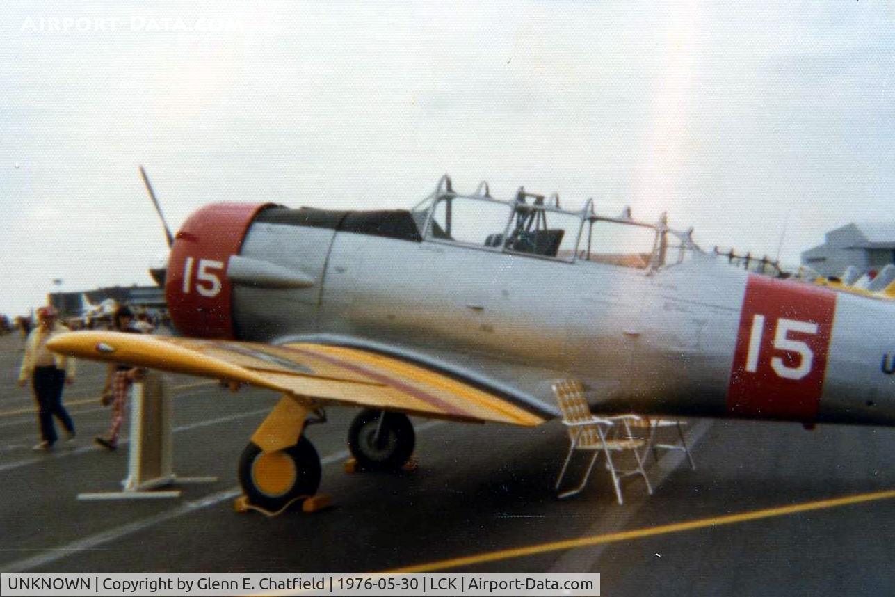 UNKNOWN, , SNJ at the Rickenbacker AFB air show