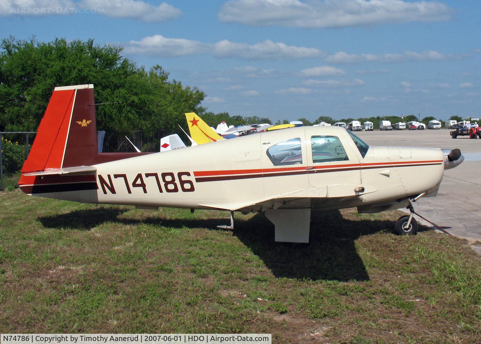 N74786, 1961 Mooney M20B Mark 21 C/N 1786, 1961 Mooney M20B Mark 21, c/n 1786, The EAA Texas Fly-In