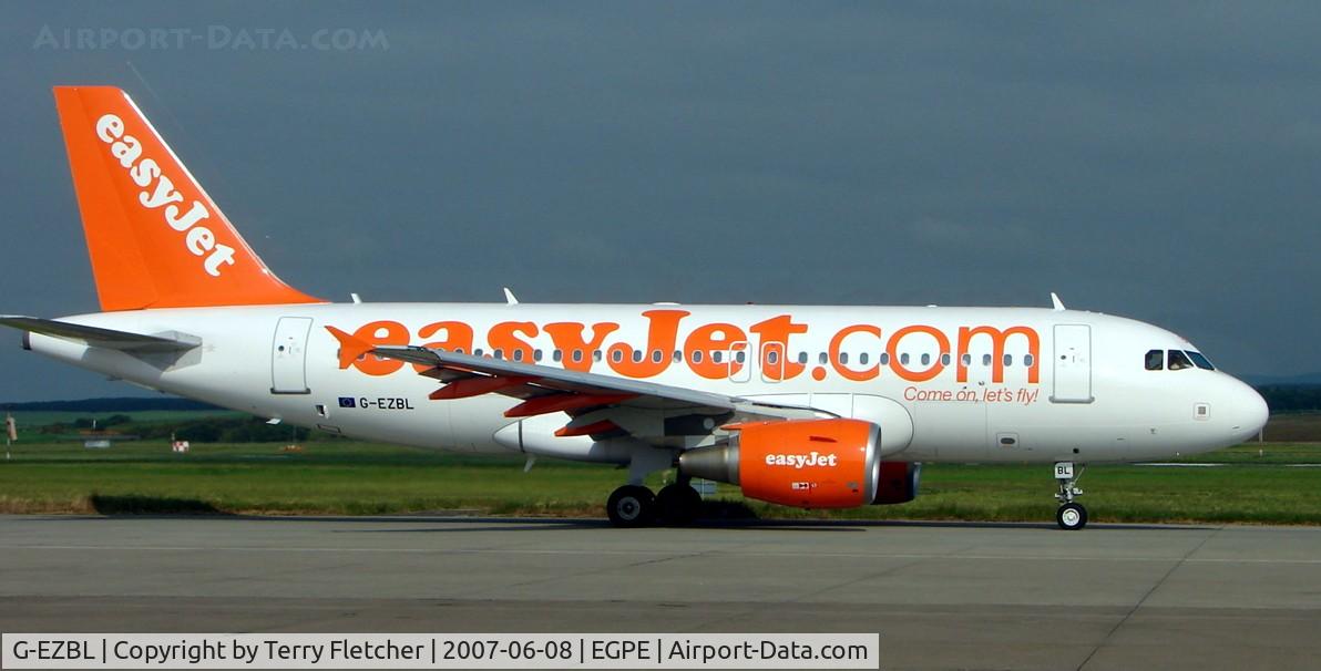 G-EZBL, 2007 Airbus A319-111 C/N 3053, Airbus A319