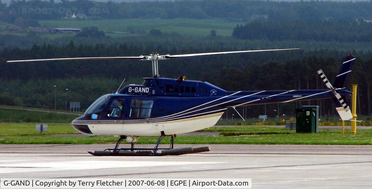 G-GAND, 1968 Agusta AB-206B JetRanger II C/N 8073, Bell 206B