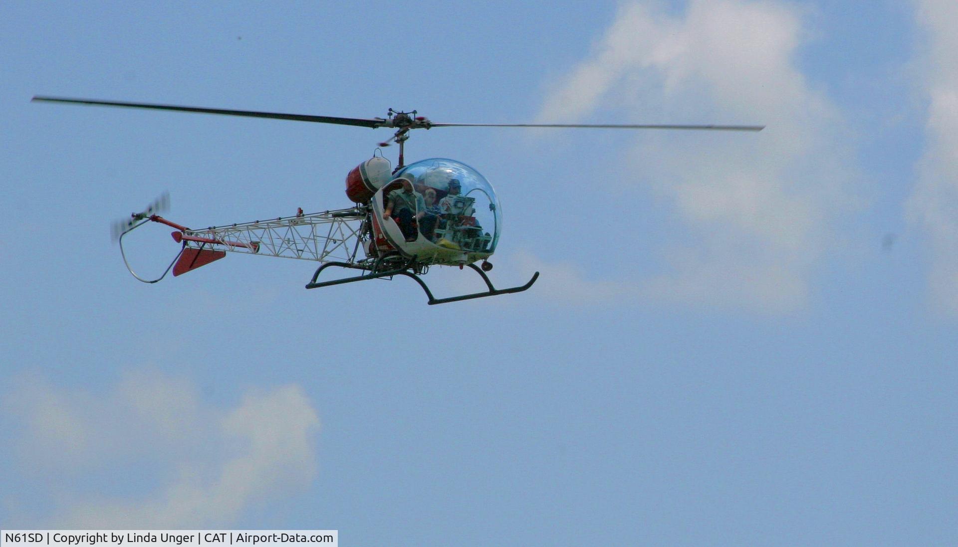 N61SD, 1966 Bell 47G-3B-1 Sioux C/N 3551, 1966 Bell Helicopter in Cat Springs, TX