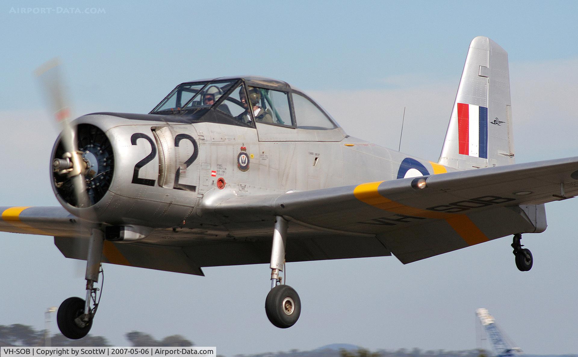 VH-SOB, 1956 Commonwealth CA-25 Winjeel C/N CA25-22, image taken at Toowoomba. Guido Zuccoli Memorial Fly-in