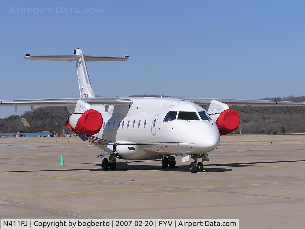 N411FJ, 2000 Fairchild Dornier 328-300 328JET C/N 3166, Taking a day off from the basketball chater season.