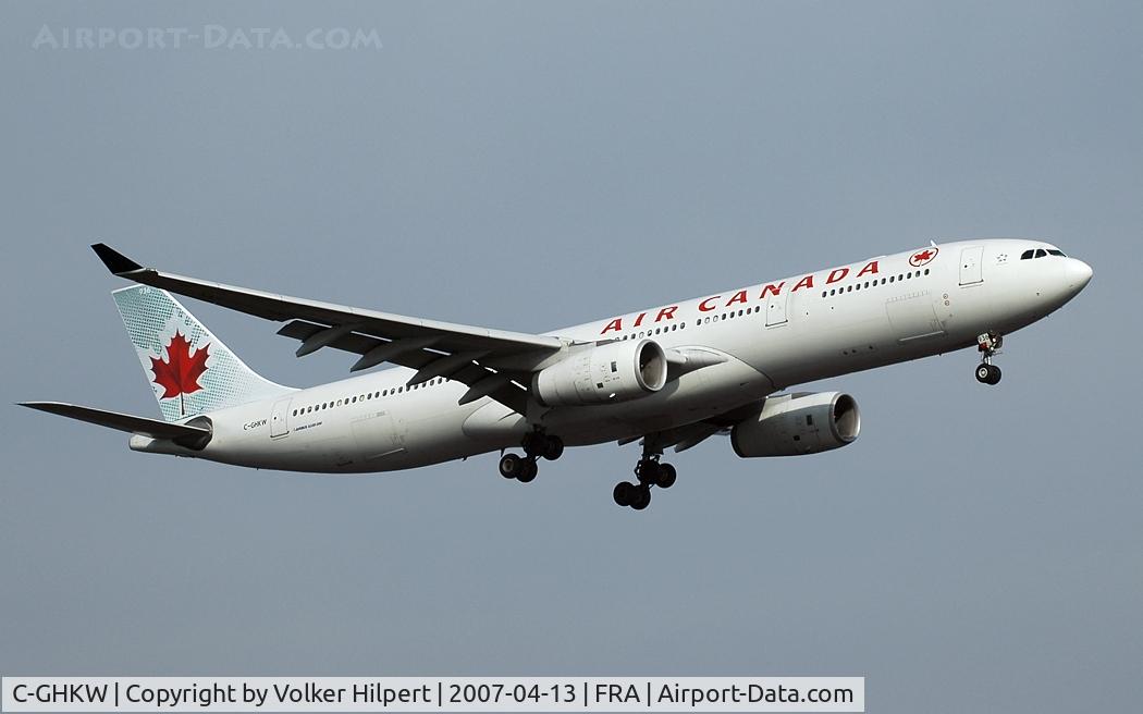 C-GHKW, 2001 Airbus A330-343 C/N 0408, Airbus A330-343X