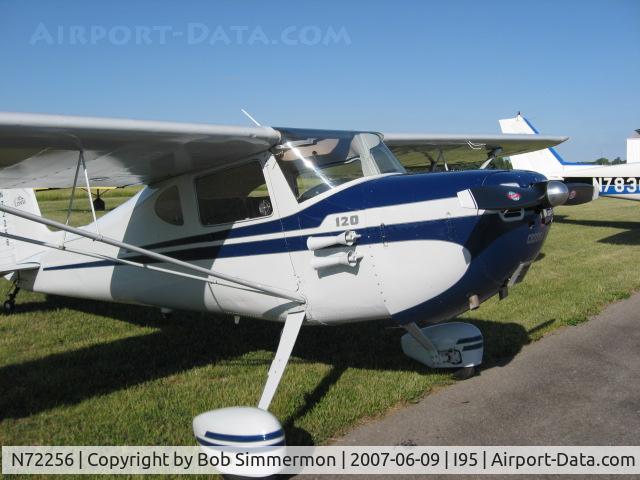N72256, 1965 Cessna 120 C/N 9430, Kenton, OH breakfast fly-in