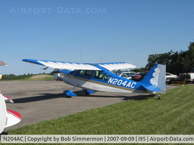 N204AC, American Champion 7GCAA Citabria C/N 434-2000, Kenton, OH breakfast fly-in