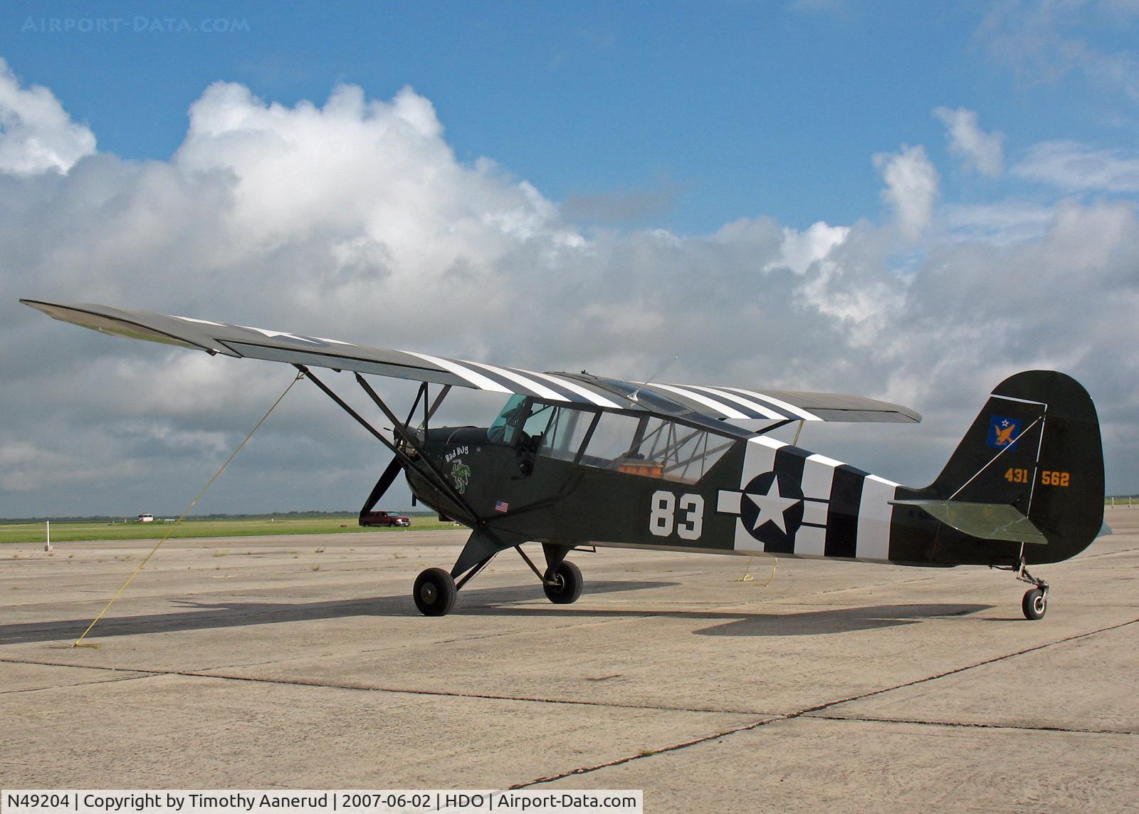 N49204, 1942 Aeronca 0-58B Grasshopper C/N 058B-4922, The EAA Texas Fly-In