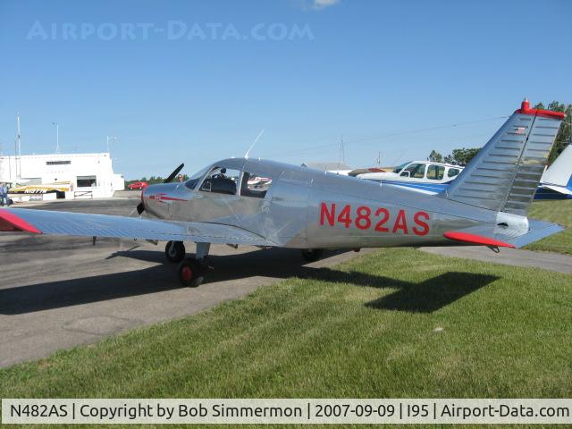 N482AS, 1968 Piper PA-28-140 C/N 28-25252, Kenton, OH breakfast fly-in