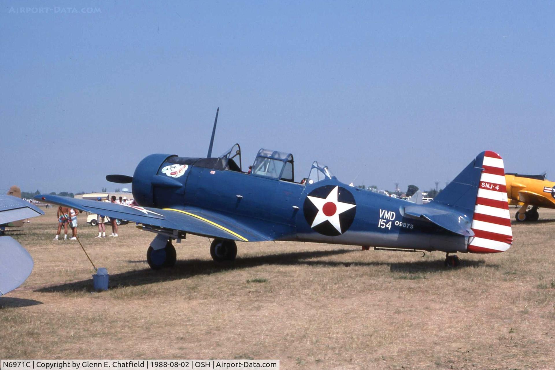 N6971C, 1944 North American SNJ-5 Texan C/N 121-41957 (BU91021), SNJ-5 91021