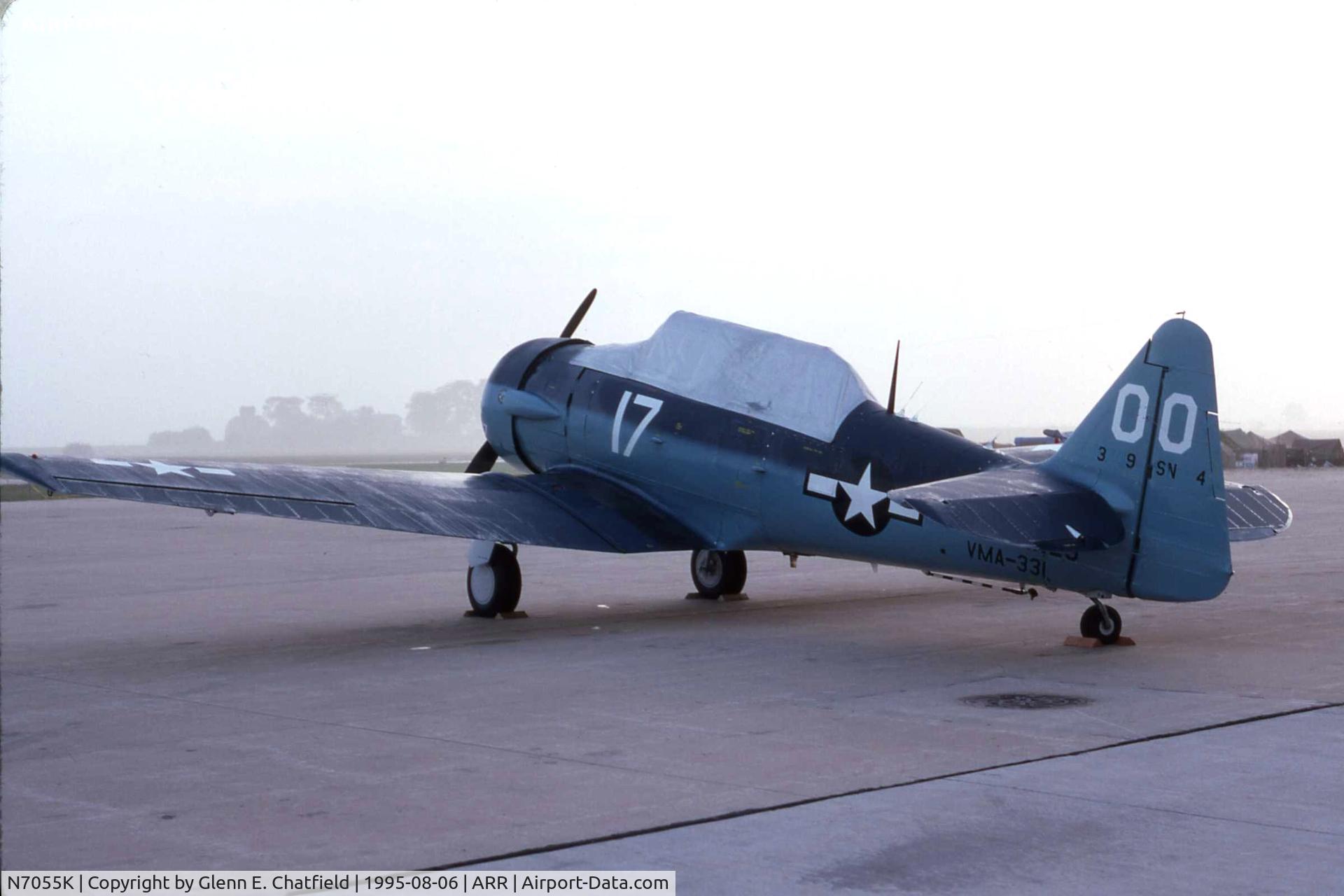 N7055K, North American AT-6C C/N 50-709E, At the Freedom Flight. 