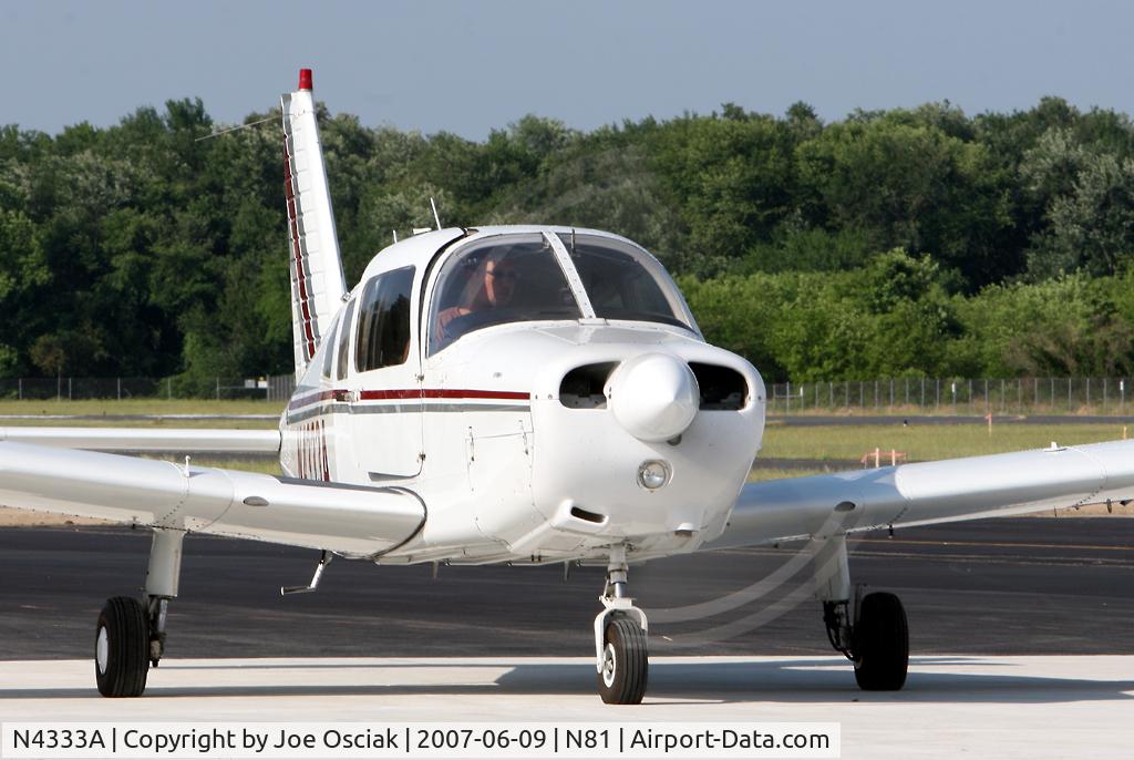 N4333A, 1983 Piper PA-28-161 C/N 28-8416037, Ready to taxi out