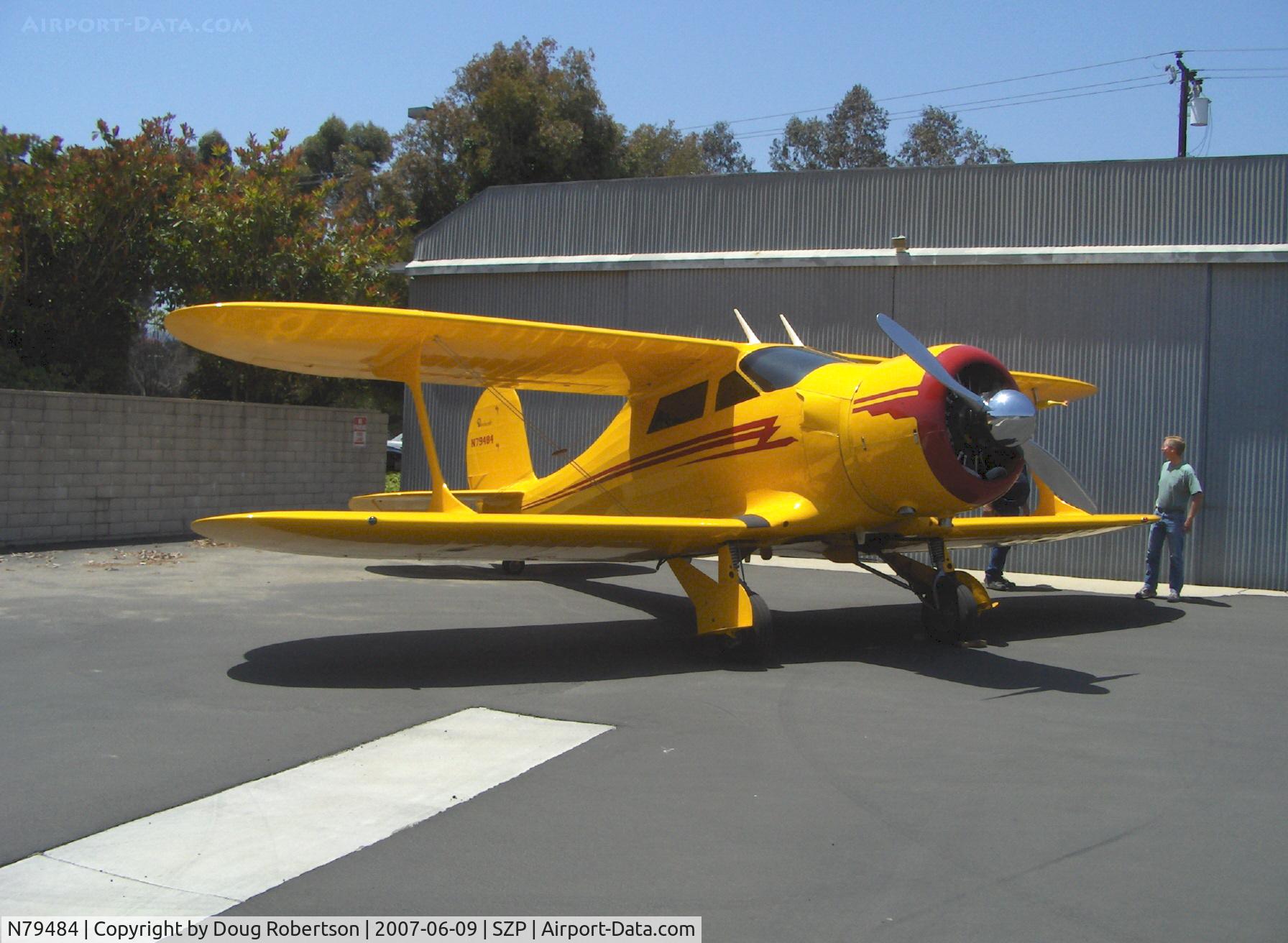 N79484, 1943 Beech D17S Staggerwing C/N 4917, 1943 Beech D17S STAGGERWING, P&W R-985 Wasp Jr. 450 Hp