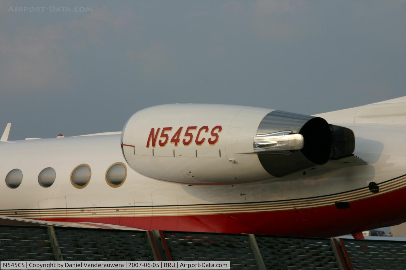 N545CS, 1999 Gulfstream Aerospace G-IV C/N 1361, on ABELAG apron