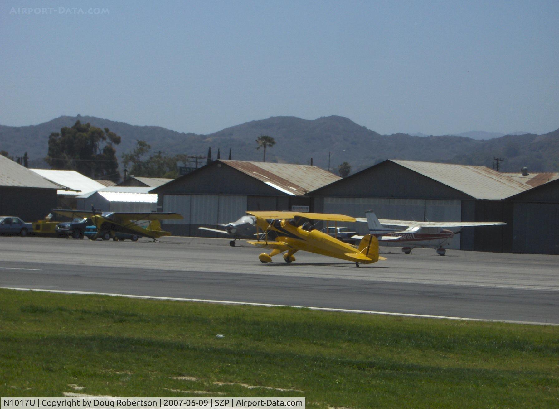 N1017U, 1939 CASA 1-131 Jungmann C/N E3B-435, 1939 Bucker Jungmann C.A.S.A. 1.131, Lycoming O-360 180 Hp upgrade, fully aerobatic, taxi to hangar