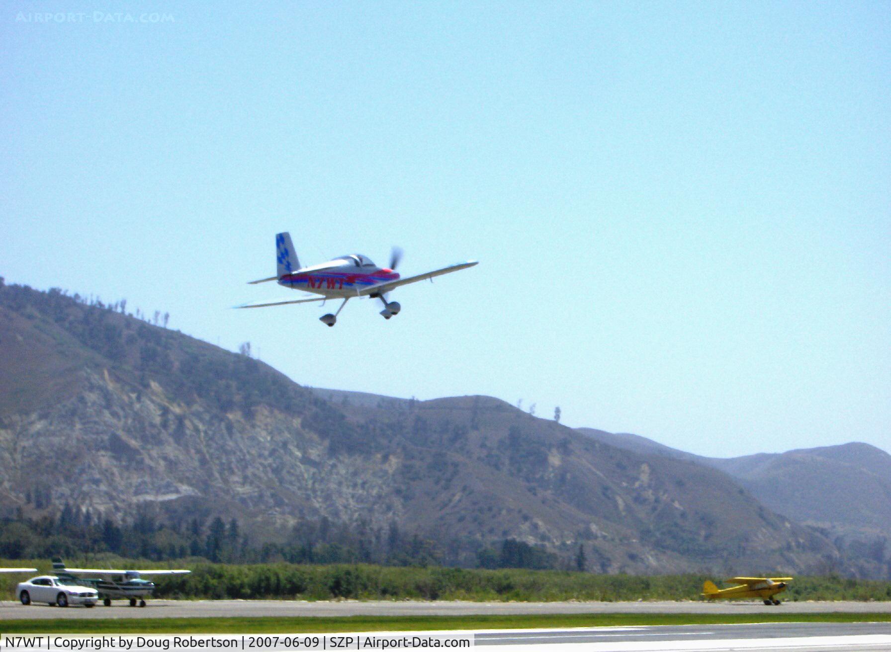 N7WT, 2005 Vans RV-7A C/N 70917, 2005 Wild Thing VAN's RV-7A, takeoff climb Rwy 22