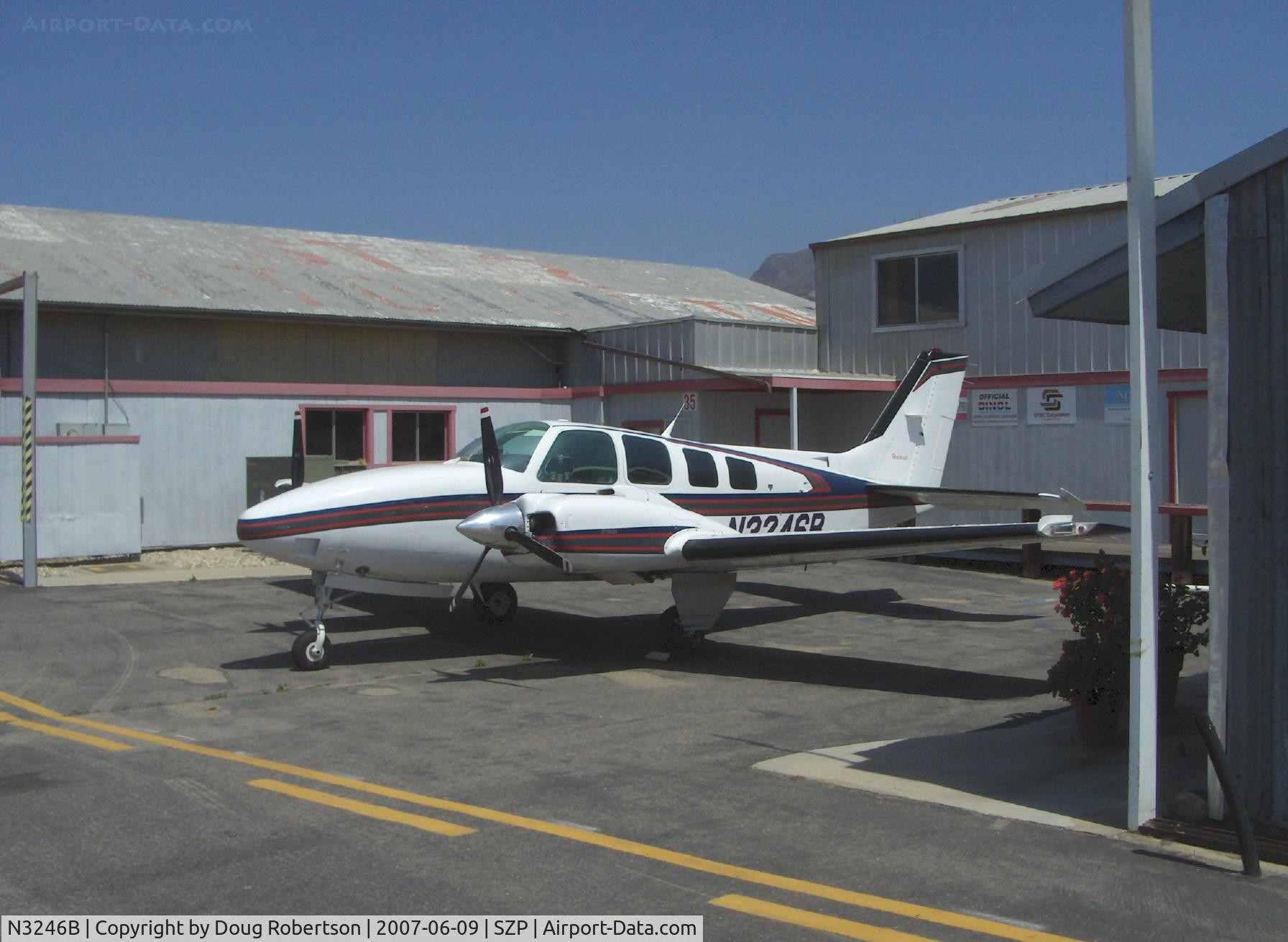 N3246B, 1995 Beech 58 Baron C/N TH-1746, 1995 Beech 58 BARON, two Continental IO-550-Cs 285 Hp each, cruise 230 mph @ 7,000 ft.
