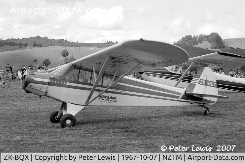 ZK-BQX, Piper PA-18 C/N 18-5764, Sinclair Flying School Cub95