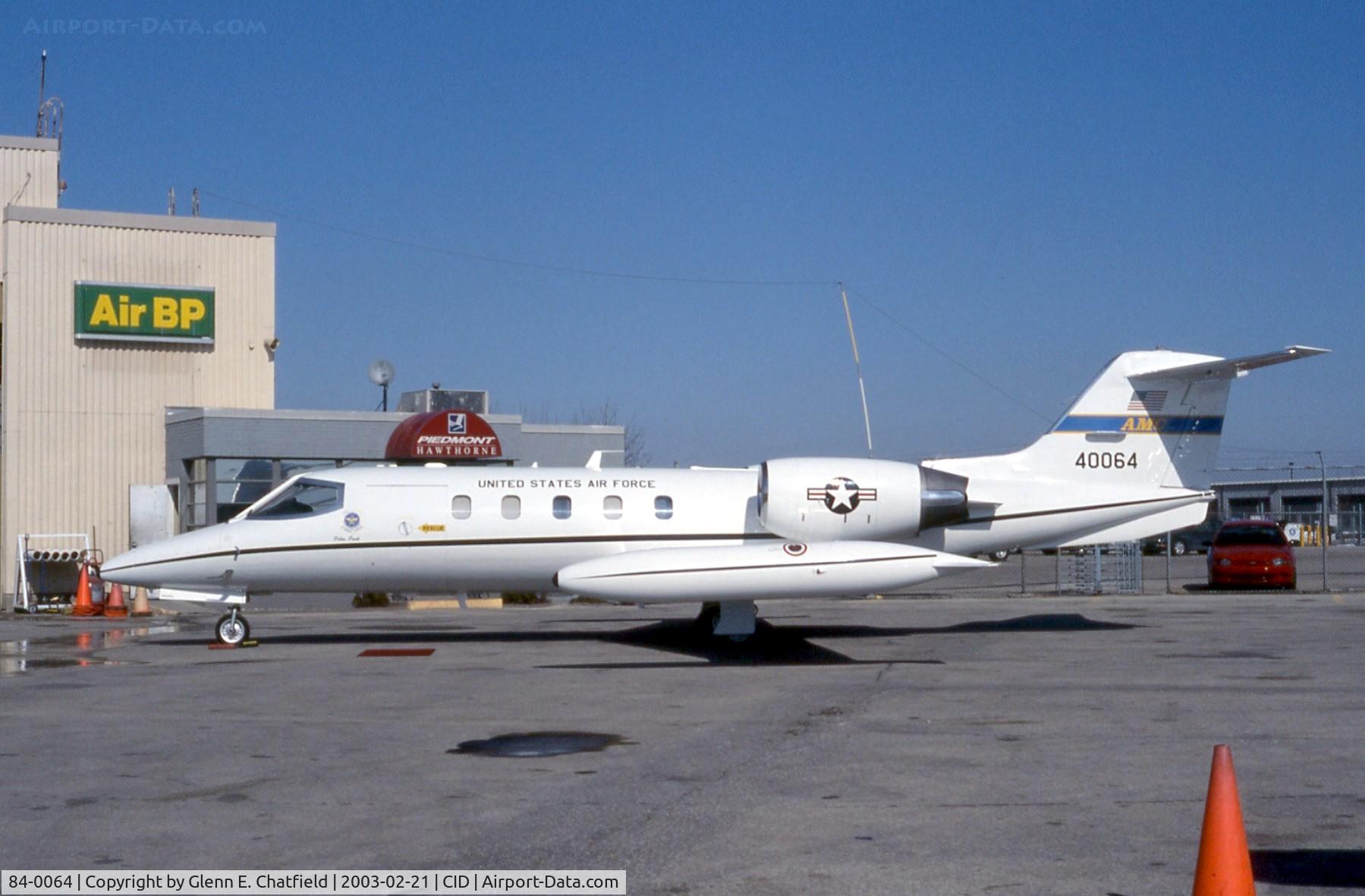 84-0064, 1984 Gates Learjet (35A) C-21A C/N 35A-510, C-21A on the Piedmont-Hawthorne FBO ramp