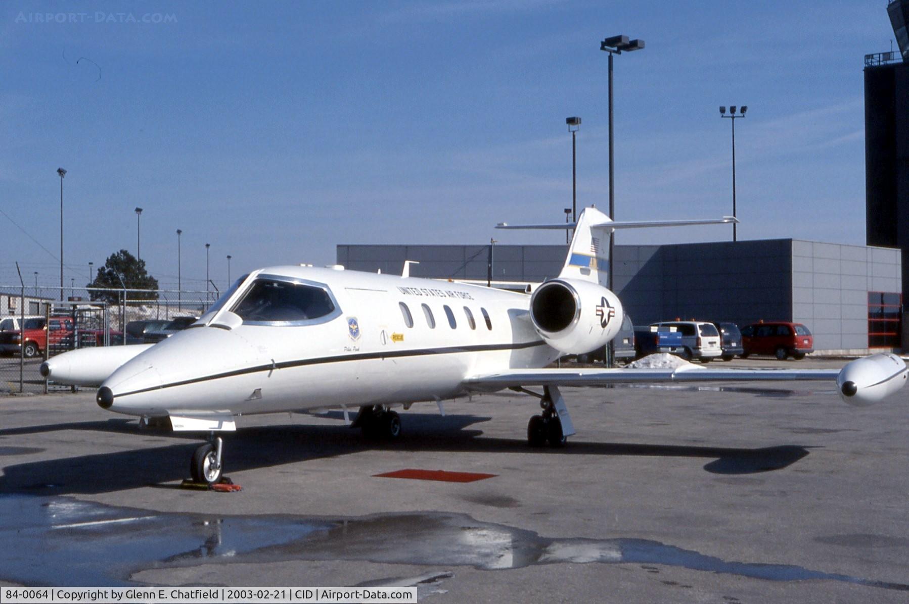 84-0064, 1984 Gates Learjet (35A) C-21A C/N 35A-510, C-21A on the Piedmont-Hawthorne FBO ramp