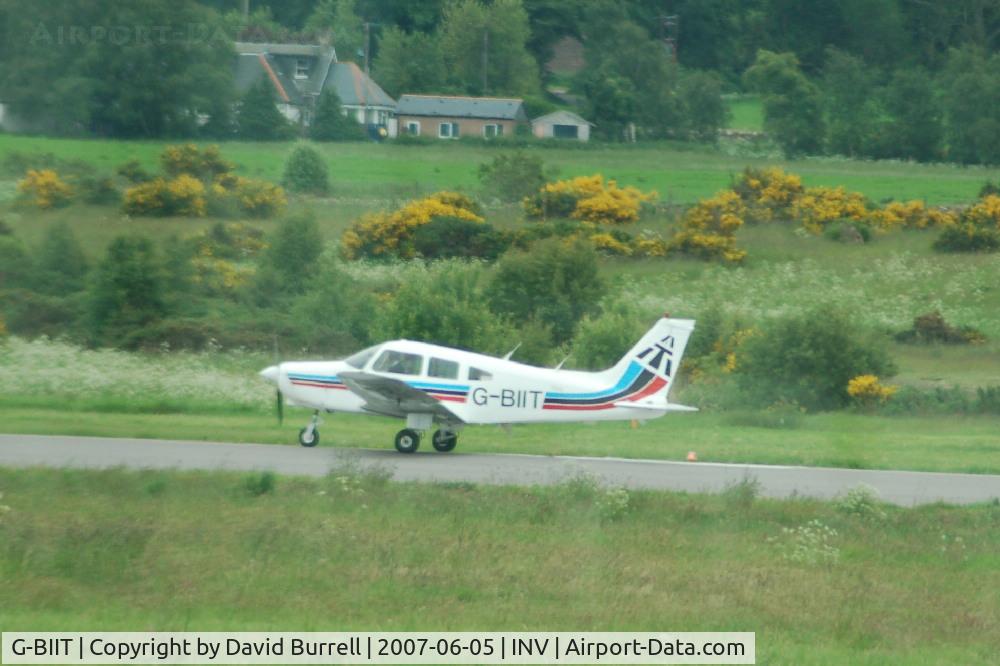 G-BIIT, 1980 Piper PA-28-161 Cherokee Warrior II C/N 28-8116052, Piper - Taxiing