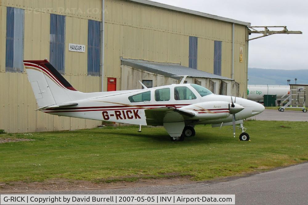 G-RICK, 1972 Beech 95-B55 Baron Baron C/N TC-1472, Beech