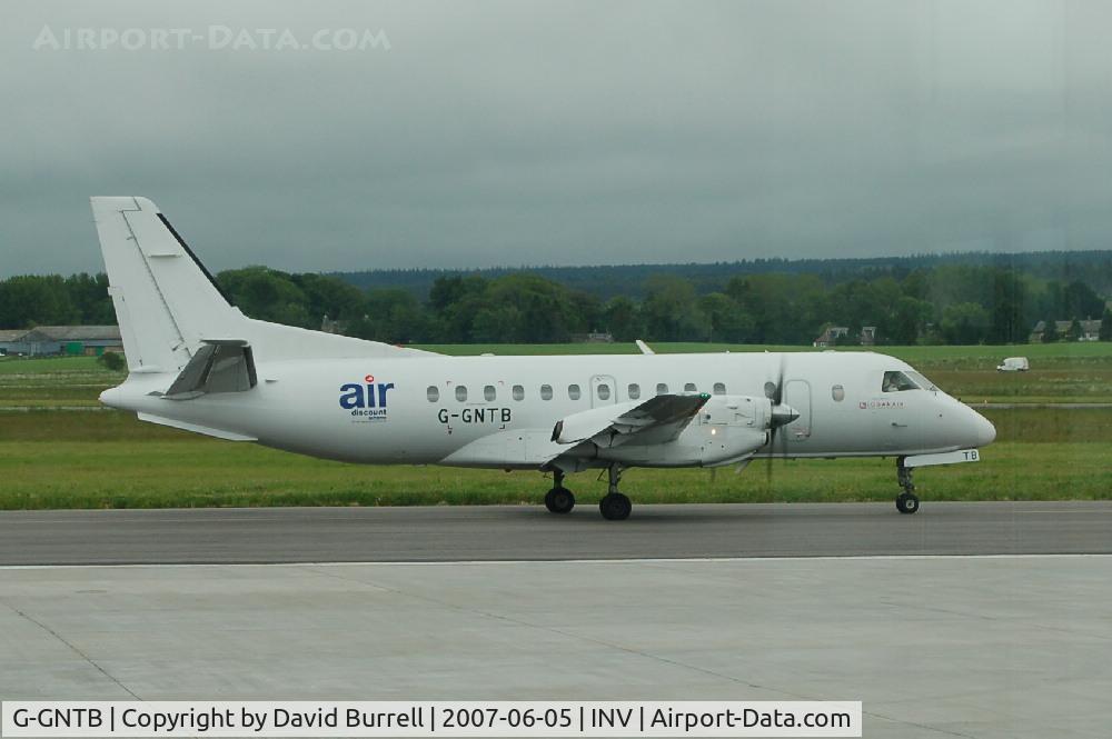 G-GNTB, 1987 Saab SF340A C/N 340A-082, Loganair - Taxiing