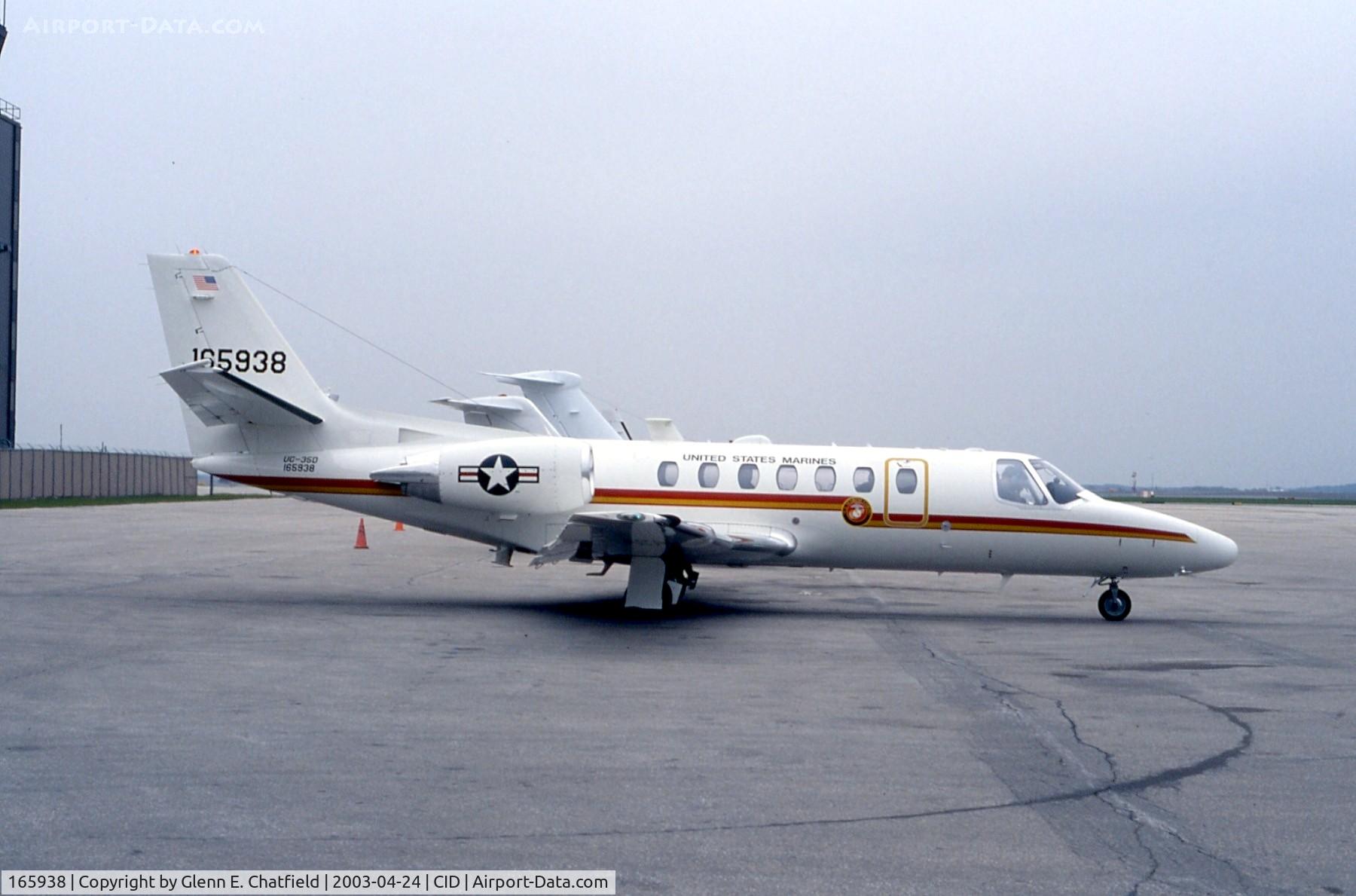 165938, 2001 Cessna UC-35D Citation Encore C/N 560-0567, UC-35D on the Landmark FBO ramp