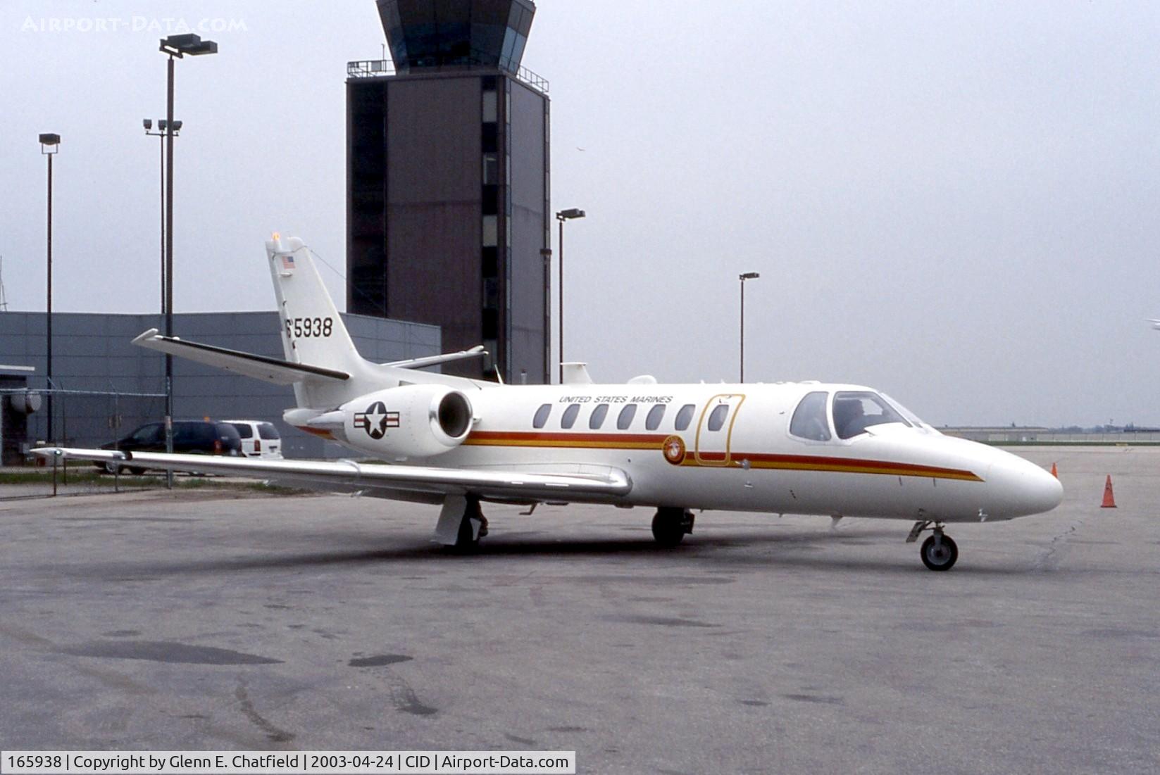 165938, 2001 Cessna UC-35D Citation Encore C/N 560-0567, UC-35D on the Landmark FBO ramp