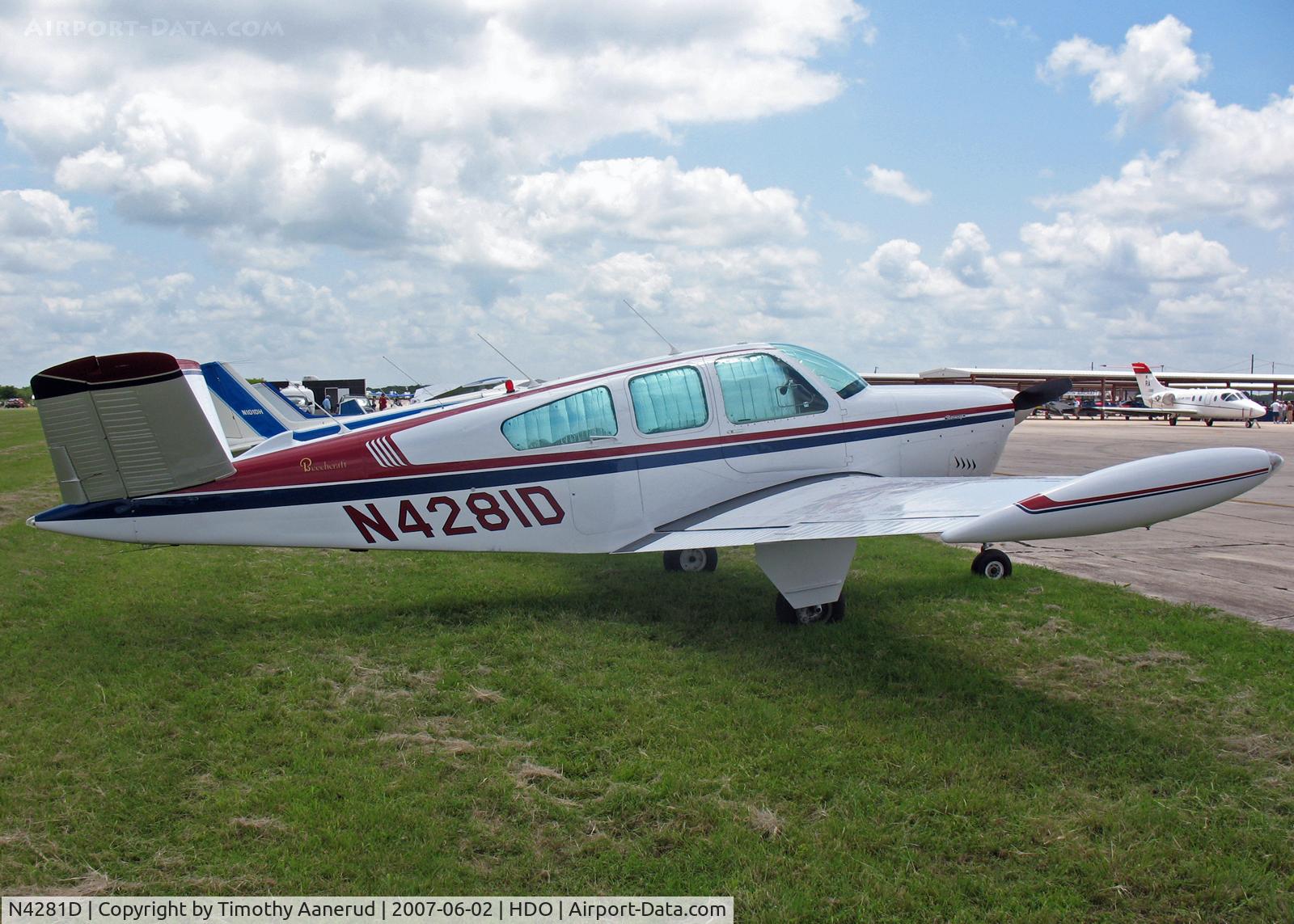 N4281D, 1956 Beech G35 Bonanza C/N D-4499, The EAA Texas Fly-In