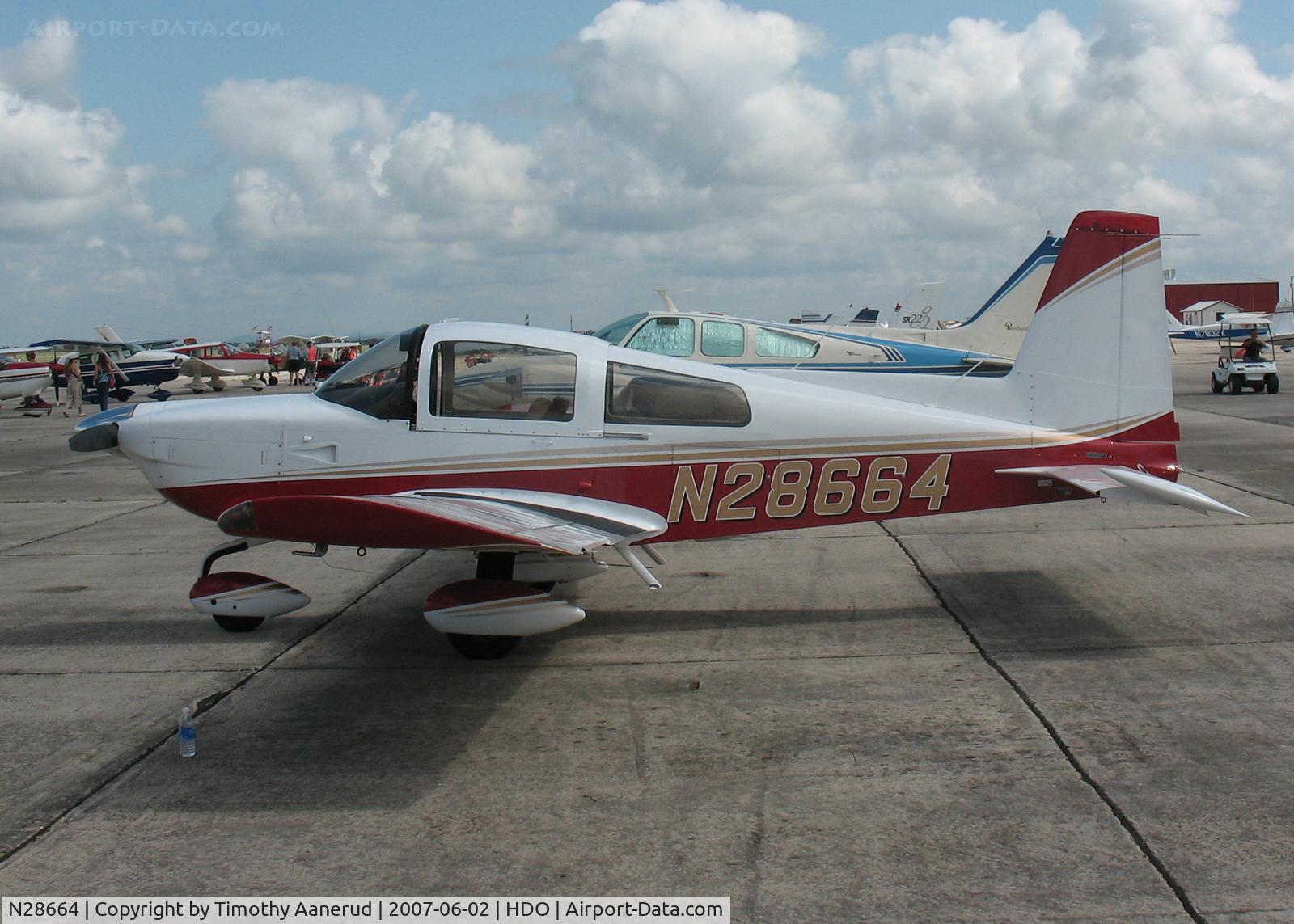 N28664, 1978 Grumman American AA-5B Tiger C/N AA5B0738, The EAA Texas Fly-In