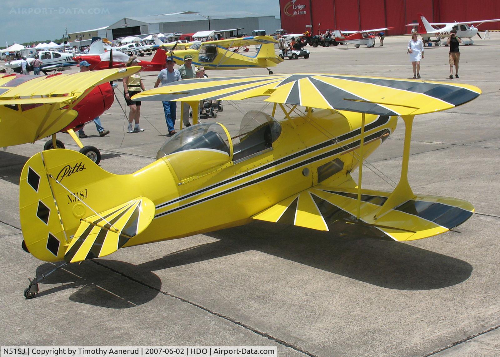 N51SJ, 1968 Pitts S-1 Special C/N PAM14372, The EAA Texas Fly-In