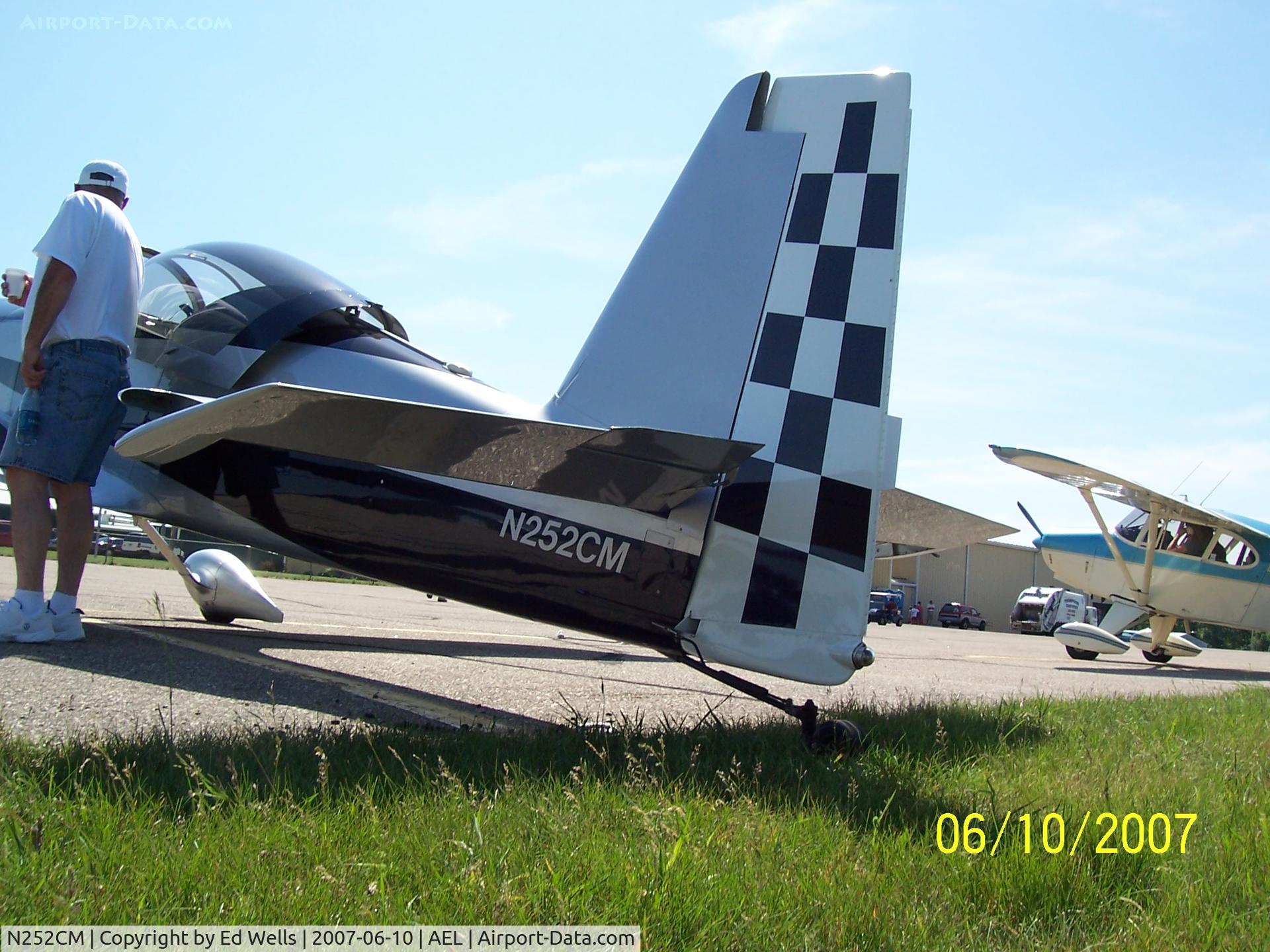 N252CM, 1996 Harmon Rocket II C/N 4002, On the ramp @ AEL