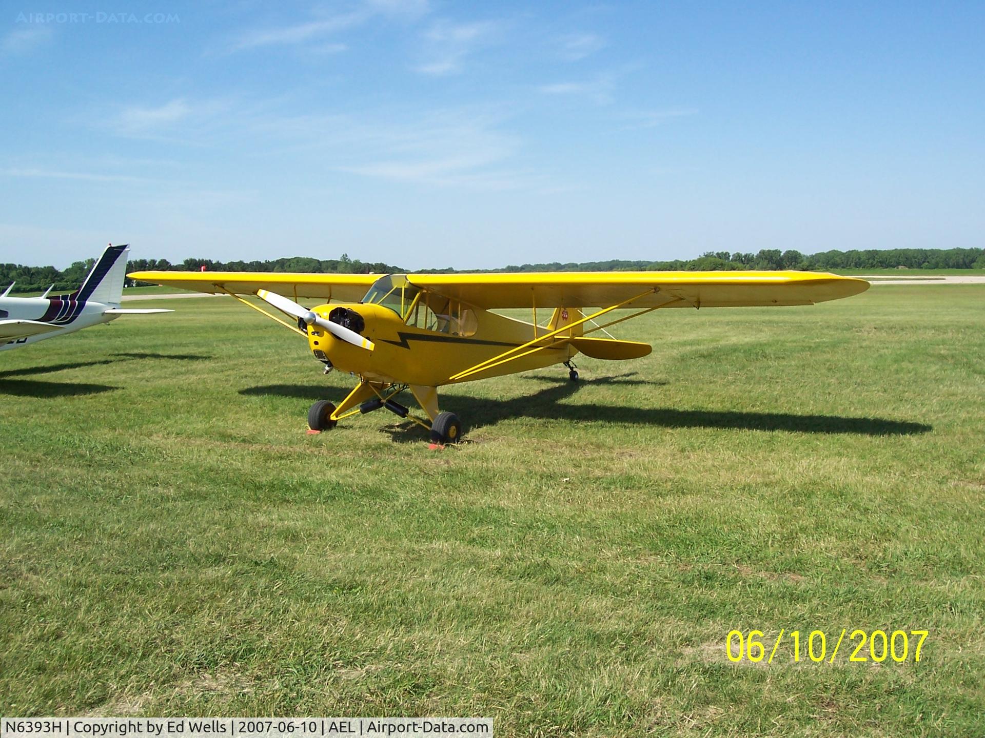 N6393H, 1946 Piper J3C-65 Cub C/N 19583, Fly in Breakfast at AEL