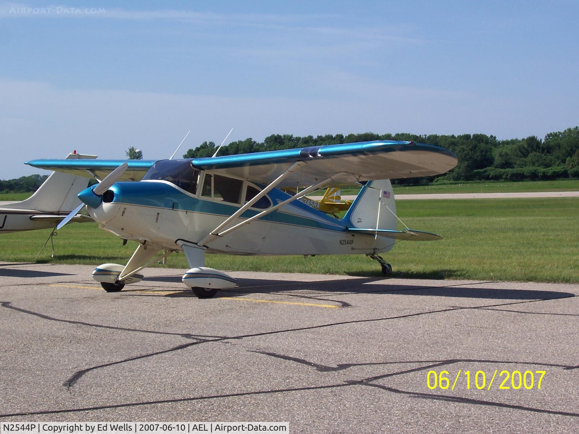 N2544P, 1955 Piper PA-22-150 C/N 22-2907, Fly in Breakfast at AEL