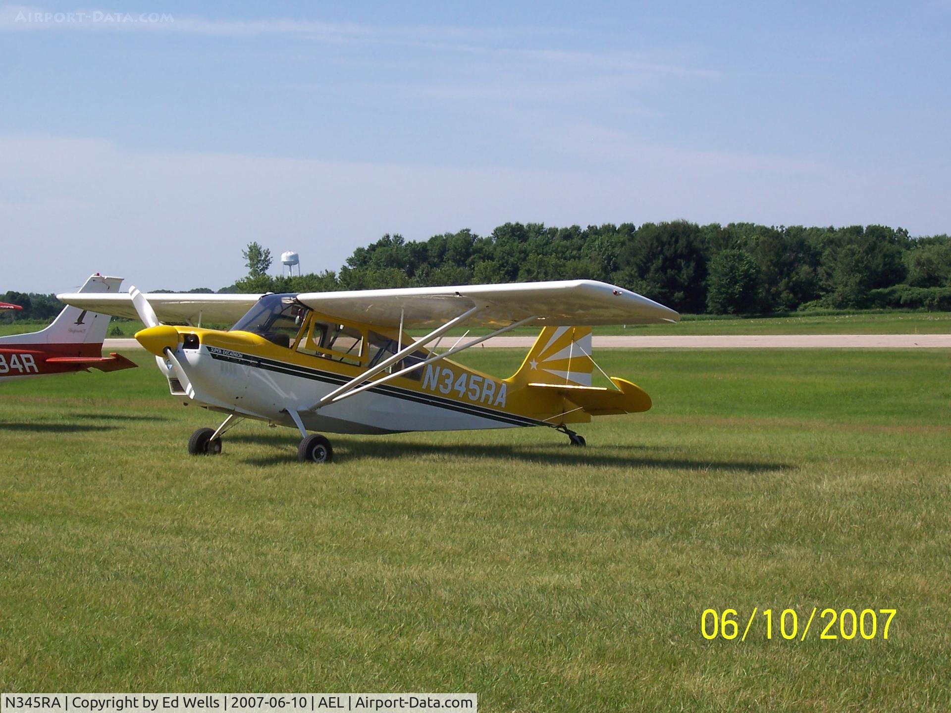 N345RA, 2002 American Champion 8KCAB Super Decathlon C/N 900-2002, At Ael