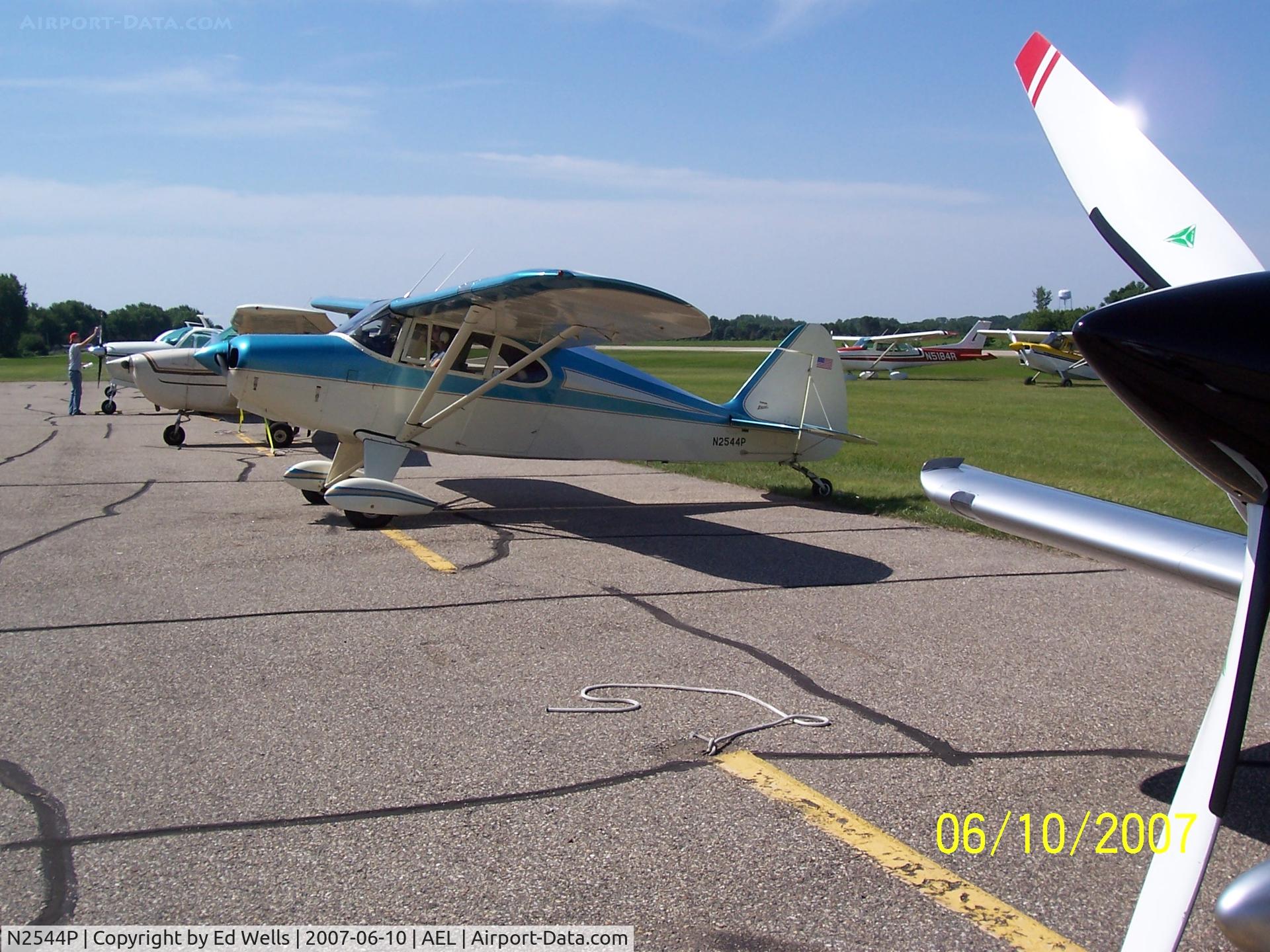 N2544P, 1955 Piper PA-22-150 C/N 22-2907, Fly in Breakfast at AEL