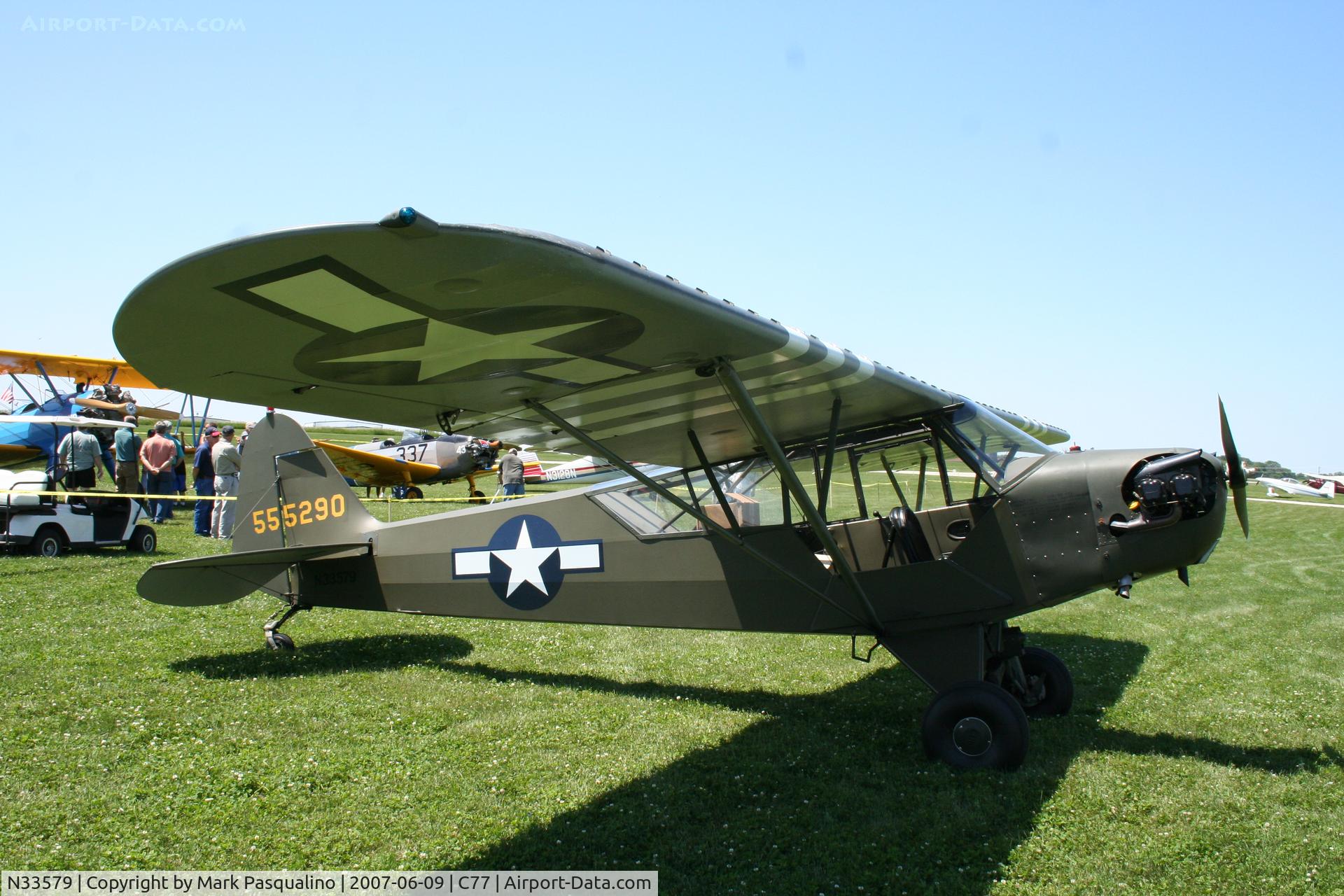 N33579, 1945 Piper J3C-65 Cub Cub C/N 14056, Piper L-4