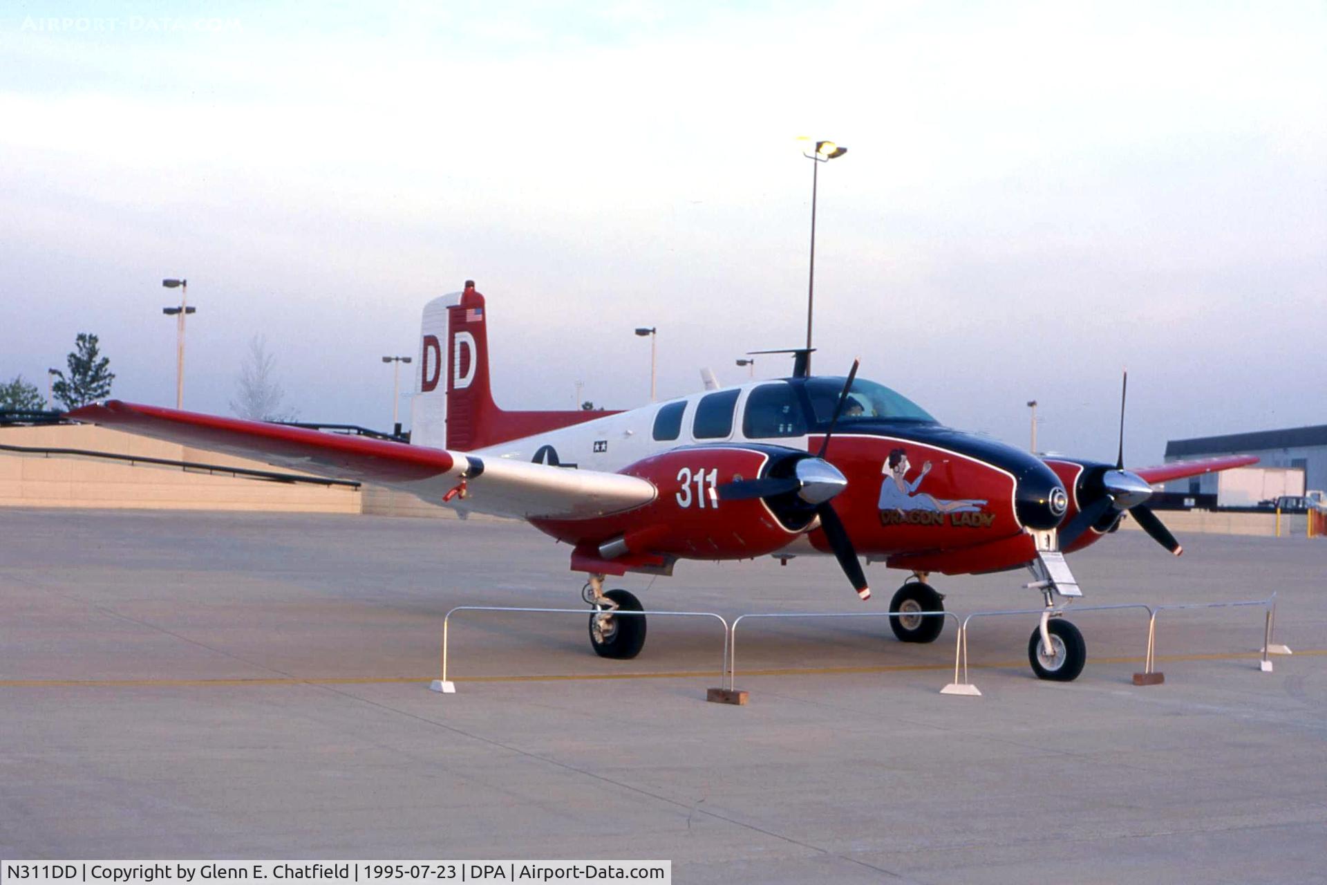 N311DD, 1960 Beech D50E Twin Bonanza C/N DH-311, Warbird wannabe