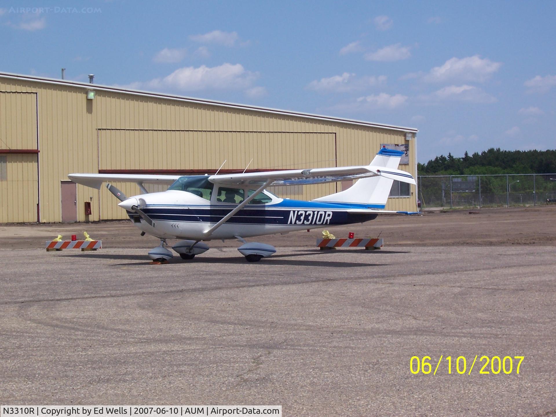 N3310R, 1967 Cessna 182L Skylane C/N 18258610, On the amp @ AUM