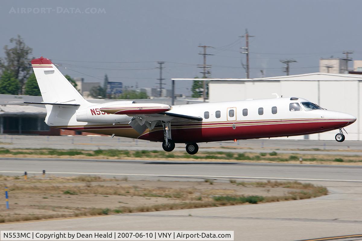 N553MC, 1979 Israel Aircraft Industries IAI-1124 Westwind C/N 252, PMB Aviation Inc Westwind N553MC (FLT SJJ134) from Las Vegas McCarran Int'l (KLAS) landing RWY 16R.
