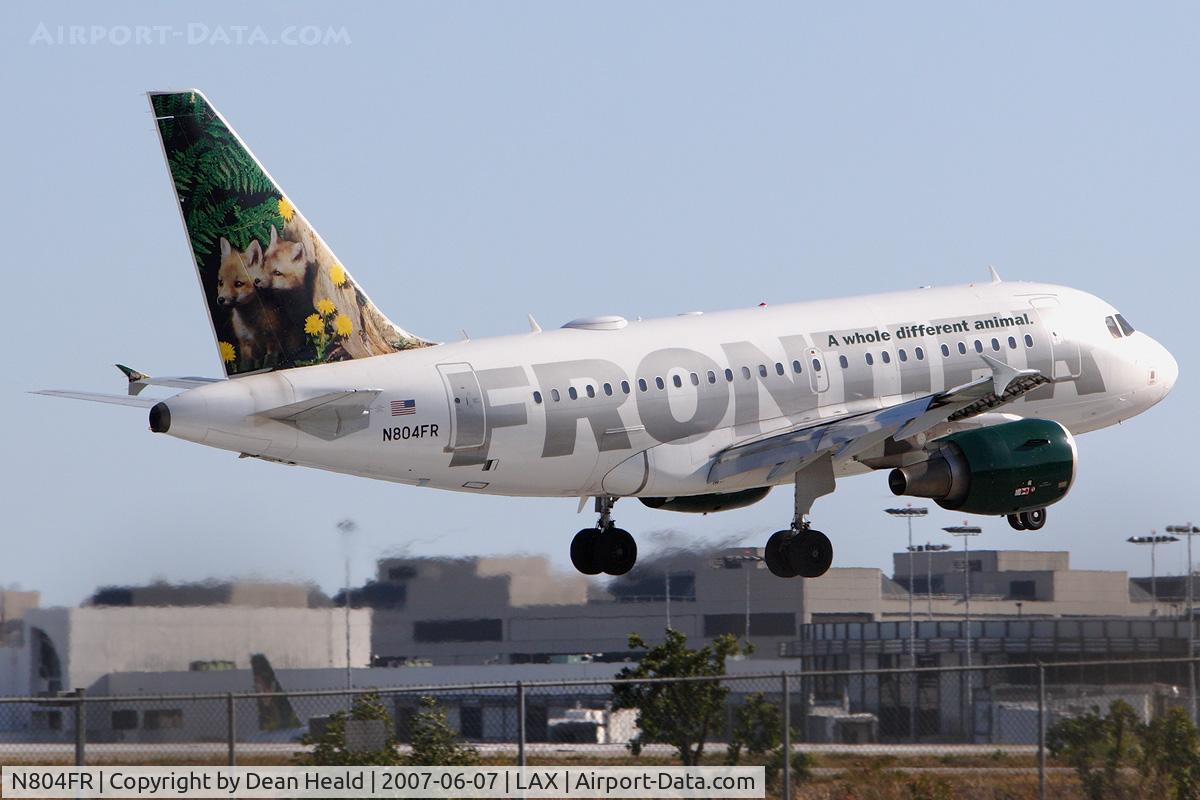 N804FR, 2003 Airbus A318-111 C/N 2051, Frontier Airlines N804FR 