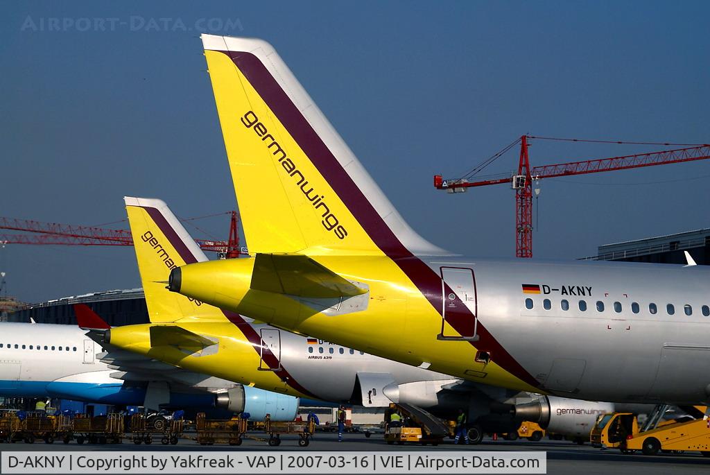 D-AKNY, 1996 Airbus A320-212 C/N 579, Germanwings Airbus 320